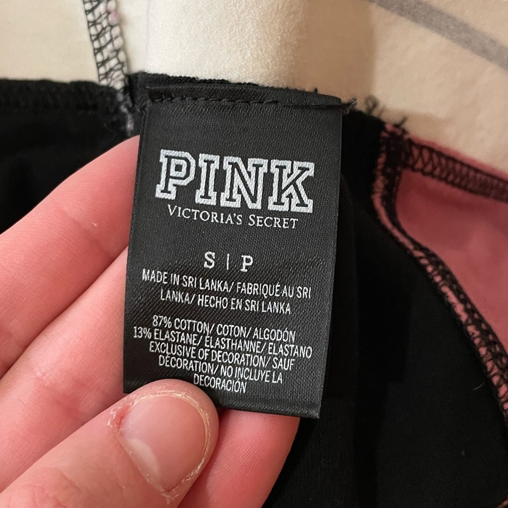 Victoria’s Secret Pink Sports Bra Size Medium Leggings Size Small Strappy - Picture 9 of 13